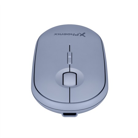 Ratón inalambrico rebble bluetooth y 2.4 ghz hasta 3 dispositivos con receptor usb clic silencioso para portátil notebook pc cho