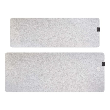Phoenix sizigia alfombrilla premium de fieltro para escritorio gris l
