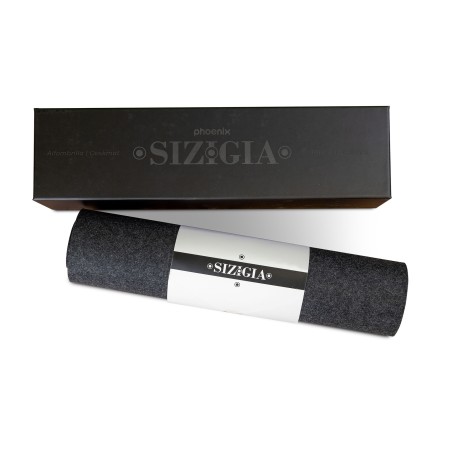 Phoenix sizigia alfombrilla premium de fieltro para escritorio gris oscuro xl