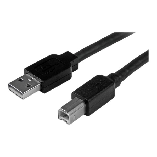 Cable usb tipo b a usb tipo a startech 15m -  macho - macho -  negro