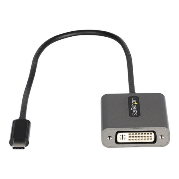 Adaptador usb tipo c a dvi - i startech 0.38m -  macho - hembra -  negro