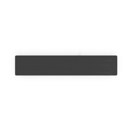 Phoenix harmony estante elevador de monitor en madera para escritorio negro con bandeja forrada en fieltro