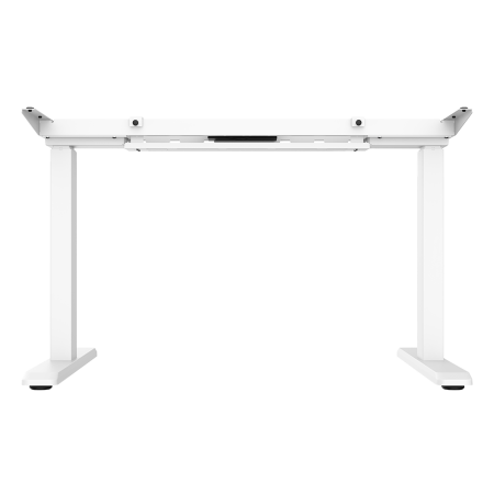 Signa estructura ajustable para escritorio doble motor y 3 segmentos blanca