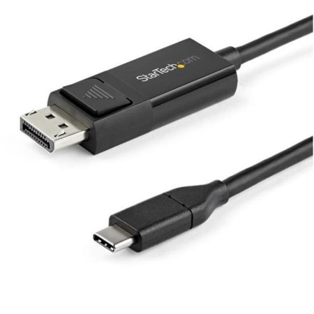Cable usb tipo c a displayport 1m -  macho - macho -  negro