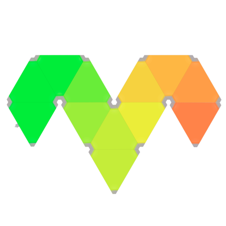 Phoenix astral kit de iluminación modular rgb con paneles triangulares
