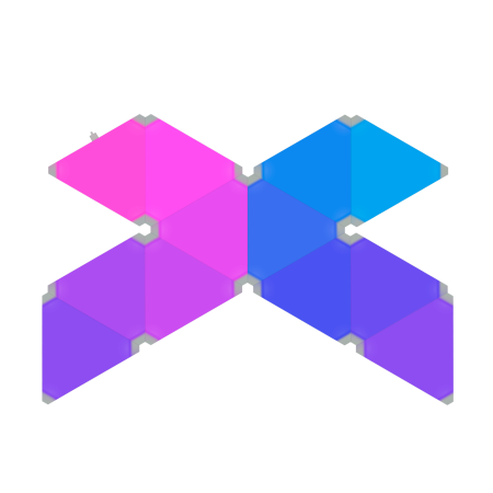 Phoenix astral kit de iluminación modular rgb con paneles triangulares