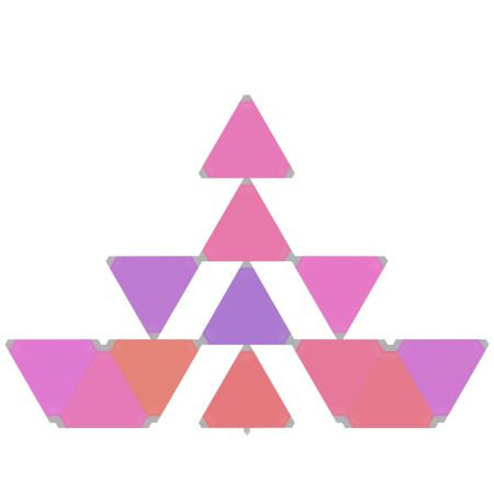 Phoenix astral kit de iluminación modular rgb con paneles triangulares