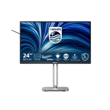 Monitor led 24 pulgadas philips 24b2n4200 - 00 ips -  fhd -  dp -  hdmi -  vga -  120hz -  4ms -  vesa 100x100