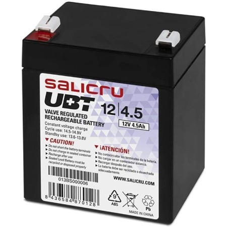 Bateria agm salicru compatible para sais 4.5ah 12v