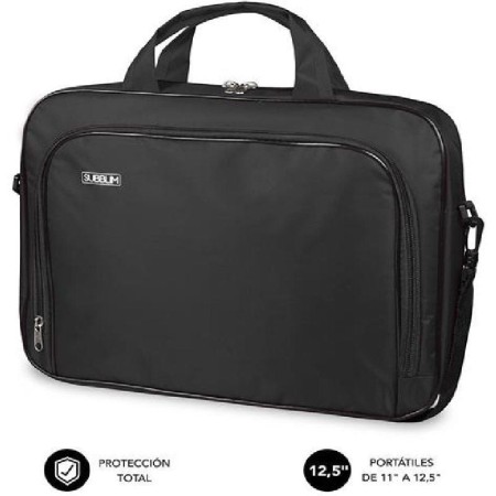 Maletin subblim oxford para portatil 11 pulgadas - 12.5 pulgadas negro