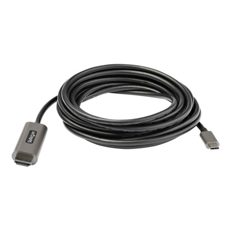 Cable usb tipo c a hdmi 4k startech 4m -  macho - macho -  negro