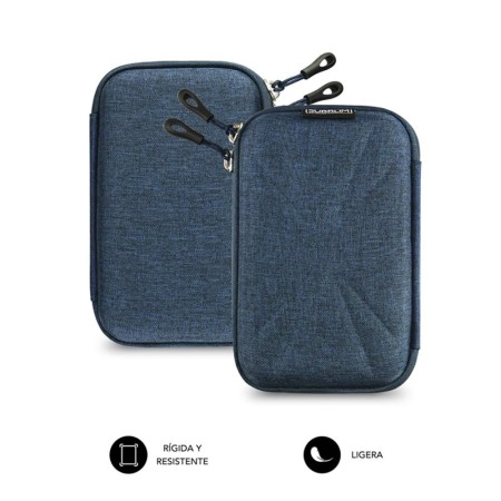 Funda subblim hdd business case para disco duro 2.5 pulgadas azul oscuro