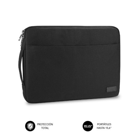 Funda Subblim Urban Laptop Sleeve para Portátiles hasta 15.6″/ Negra