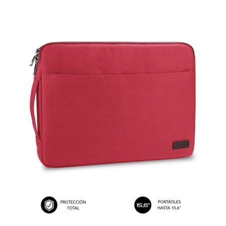 Funda Subblim Urban Laptop Sleeve para Portátiles hasta 15.6″/ Roja