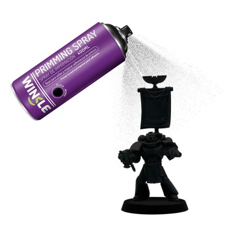 Spray imprimacion winkle negro - 400ml - impresora 3d