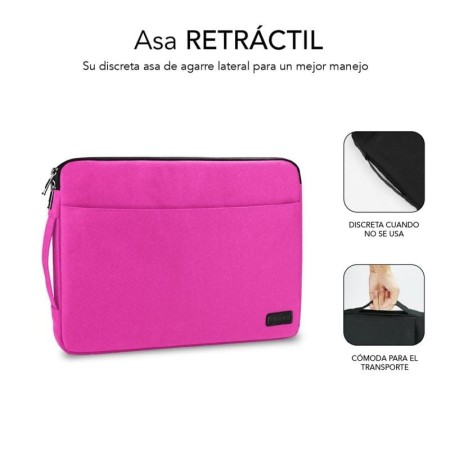Funda subblim urban laptop sleeve para portatil 15.6 pulgadas rosa