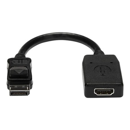 Adaptador displayport a hdmi startech 0.24m -  macho - hembra -  negro