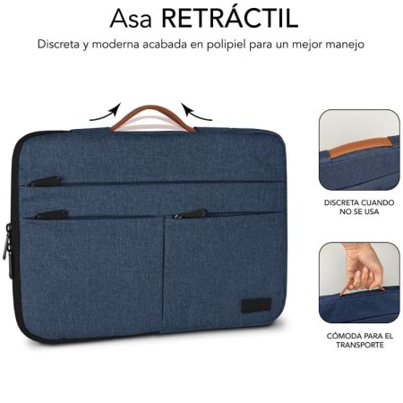Funda subblim air padding 360 sleeve para portatil 15.6 pulgadas azul