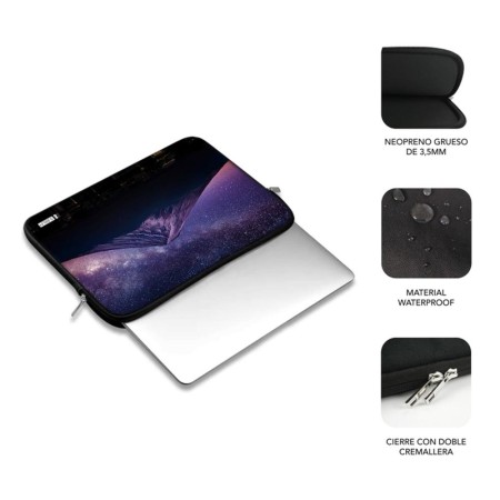 Funda para portatil subblim trendy sleeve neo mountain 13.3 pulgadas - 14 pulgadas