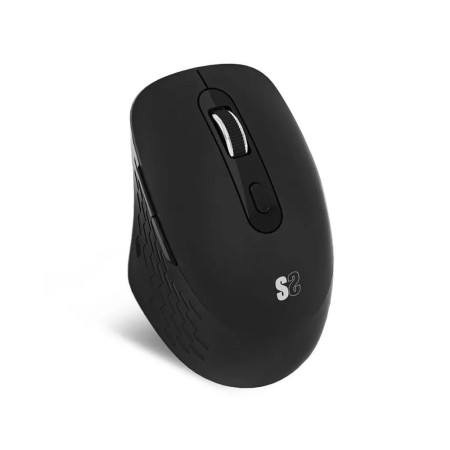 Ratón Ergonómico Inalámbrico Subblim Curve Ergo Dual Battery/ Batería recargable/ Hasta 1600 DPI/ Negro