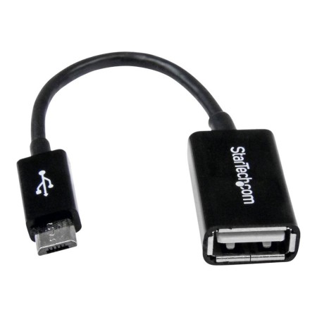 Cable micro usb tipo b a usb tipo a startech macho - hembra -  negro