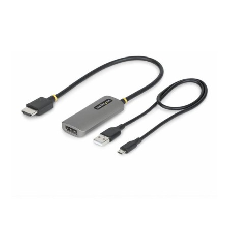 Adaptador hdmi a displayport startech 0.3m -  macho - hembra -  gris