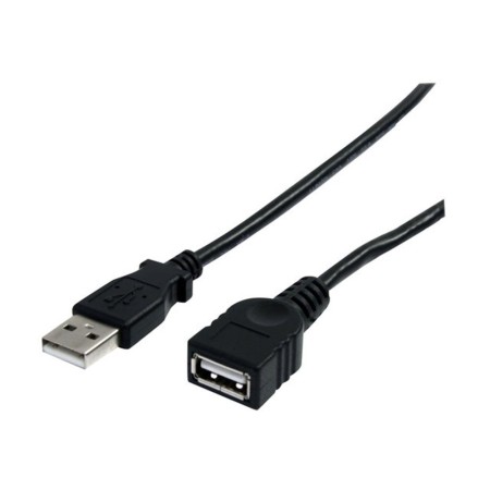 Cable usb 2.0 startech 0.91m -  macho - hembra -  negro