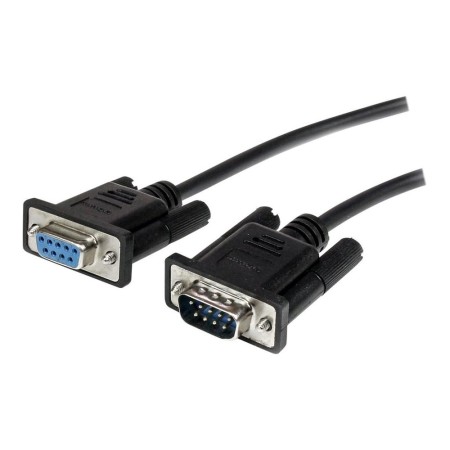 Cable db9 startech 1m -  macho - hembra -  negro
