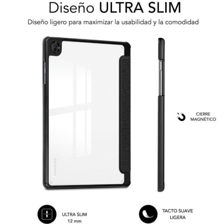 Funda Subblim Clear Shock Case para Samsung A11+/ Negra