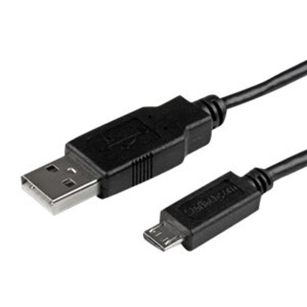 Cable micro usb tipo b a usb tipo a startech 1m -  macho - macho -  negro
