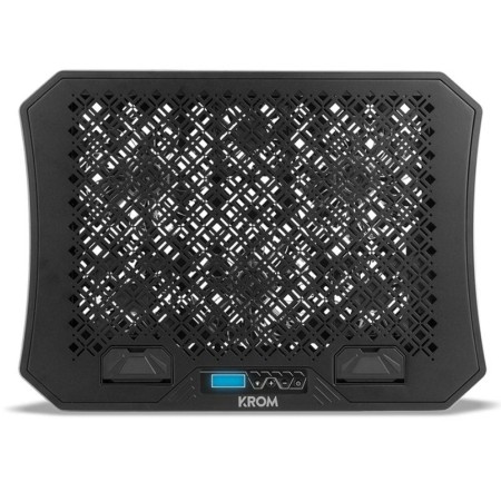 Soporte Refrigerante Krom Kooler para Portátiles hasta 19″/ Iluminación LED