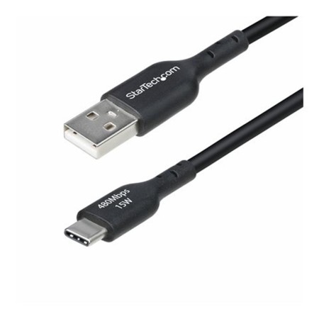 Cable usb tipo a a usb tipo c startech 0.15m -  macho - macho -  negro