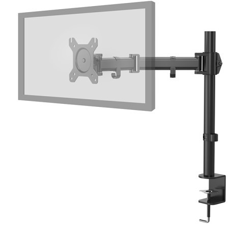 Soporte de mesa nox single para monitor 13 pulgadas - 17 pulgadas carga maxima 8kg vesa 100 x 100