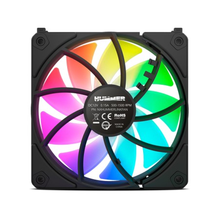 NOX HUMMER EASYLINK | ARGB FANS KIT NEGROS