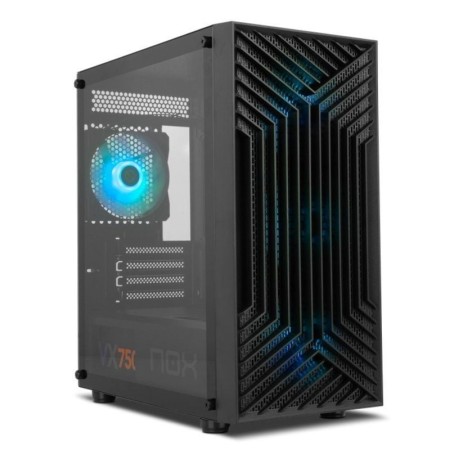 Caja ordenador gaming nox infinity epsilon m - atx argb cristal templado negro