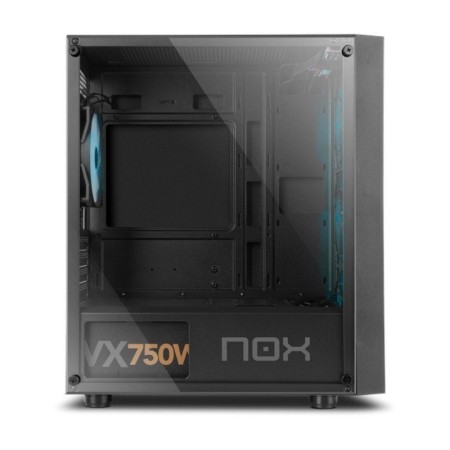 Caja ordenador gaming nox infinity epsilon m - atx argb cristal templado negro
