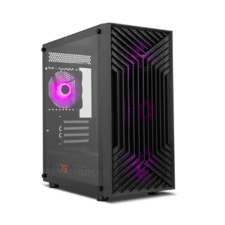 Caja ordenador gaming nox infinity epsilon m - atx argb cristal templado negro