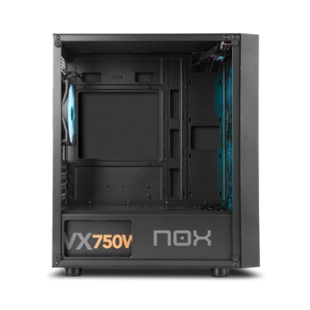 Caja ordenador gaming nox infinity epsilon m - atx argb cristal templado negro