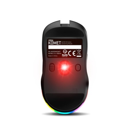 Raton inalambrico gaming krom komet rgb negro