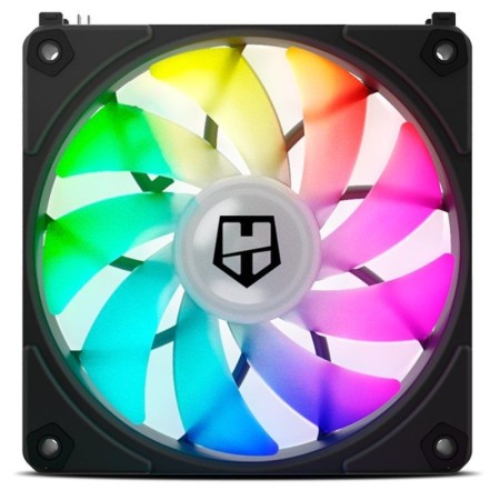 Ventilador caja nox hummer easylink argb 120mm negro