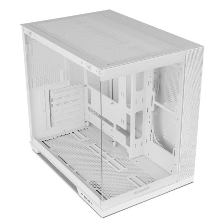 Caja ordenador gaming hummer astra neo atx argb cristal templado blanco