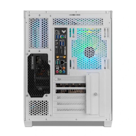 Caja ordenador gaming hummer astra neo atx argb cristal templado blanco