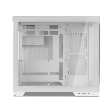 Caja ordenador gaming hummer astra neo atx argb cristal templado blanco