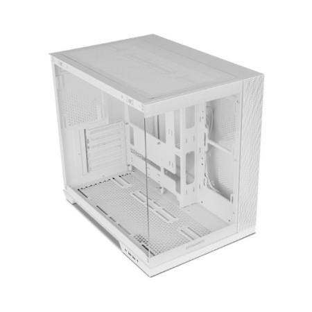 Caja ordenador gaming hummer astra neo atx argb cristal templado blanco