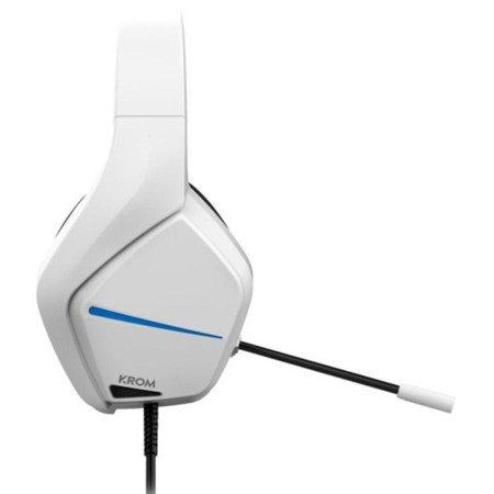 Auriculares Gaming con Micrófono Krom Kopa Move/ Jack 3.5/ Blancos