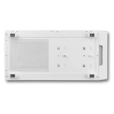 Caja ordenador gaming nox hummer bios atx cristal templado lcd 8″ blanco