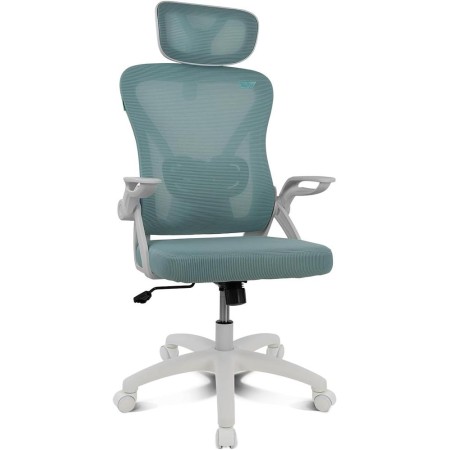 Silla gaming drift drair35 blanca - turquesa