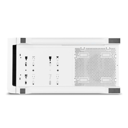 Caja ordenador gaming nox hummer ether atx argb cristal templado blanca