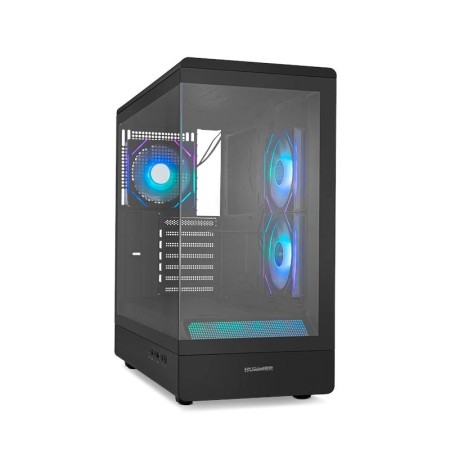 Caja ordenador gaming nox hummer signal atx argb cristal templado negro
