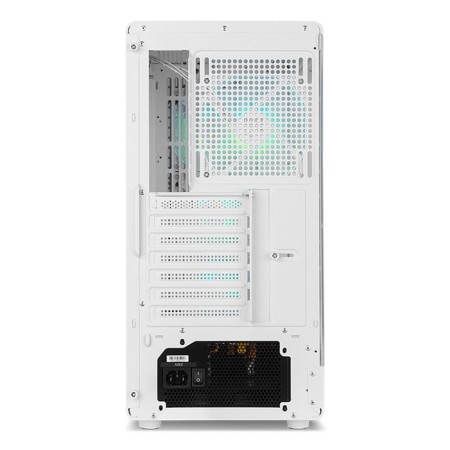 Caja ordenador gaming nox infinity iota atx argb cristal templado blanca
